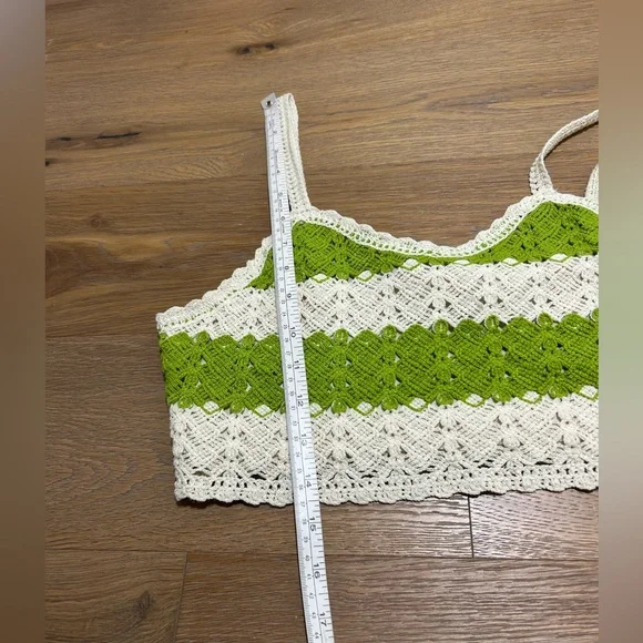 Crochet boho vacation set - crop top + shorts - Picture 14 of 14